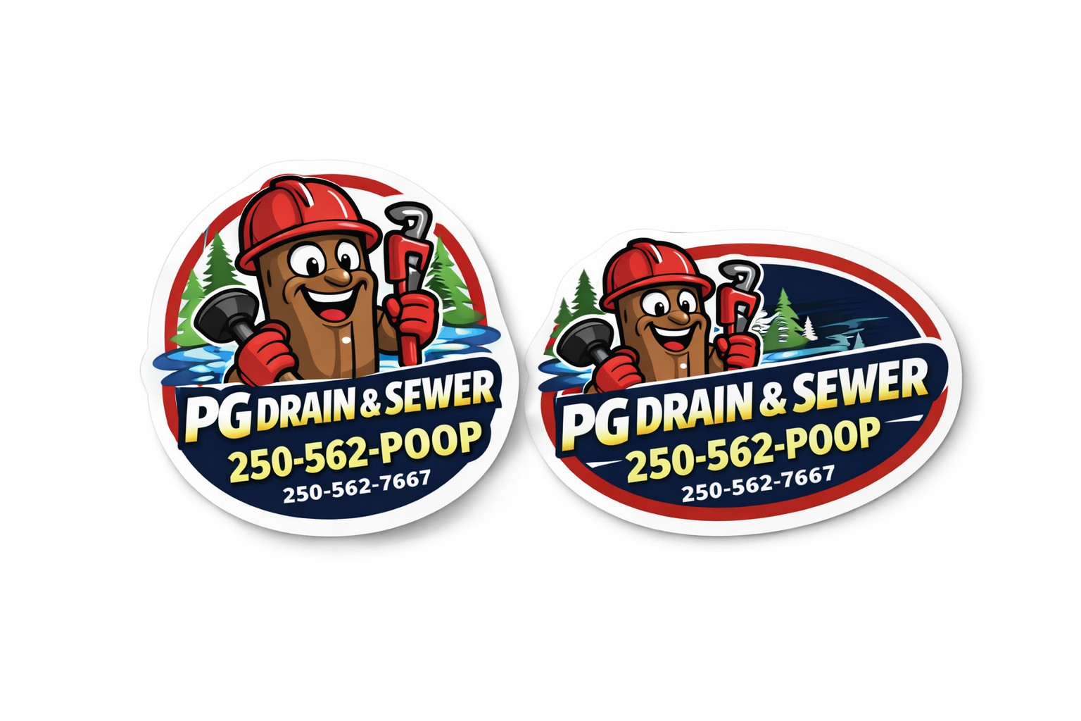 PG Drain & Sewer stickers